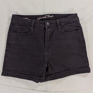 Universal Thread Size 8/29 Black High Rise Midi Shorts Womens